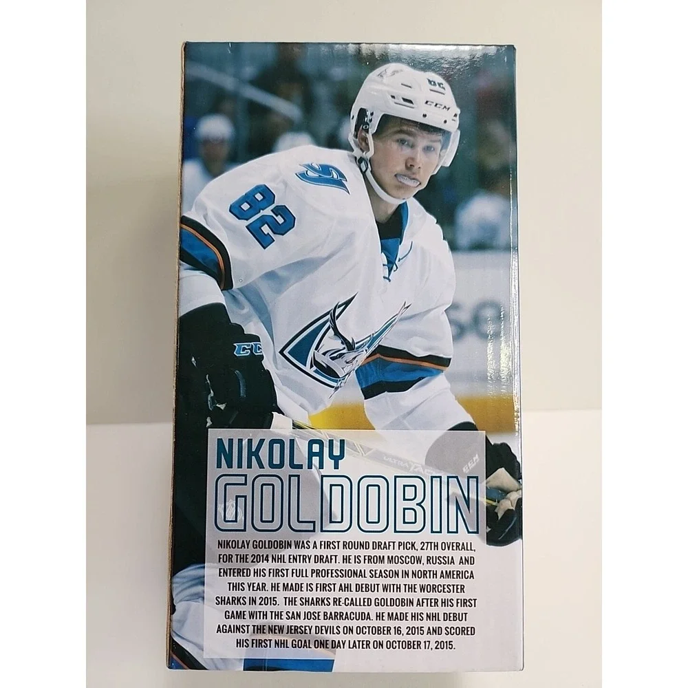 San Jose Sharks NIKOLAY GOLDOBIN Bobblehead 2015-16 - New in‎ Box!